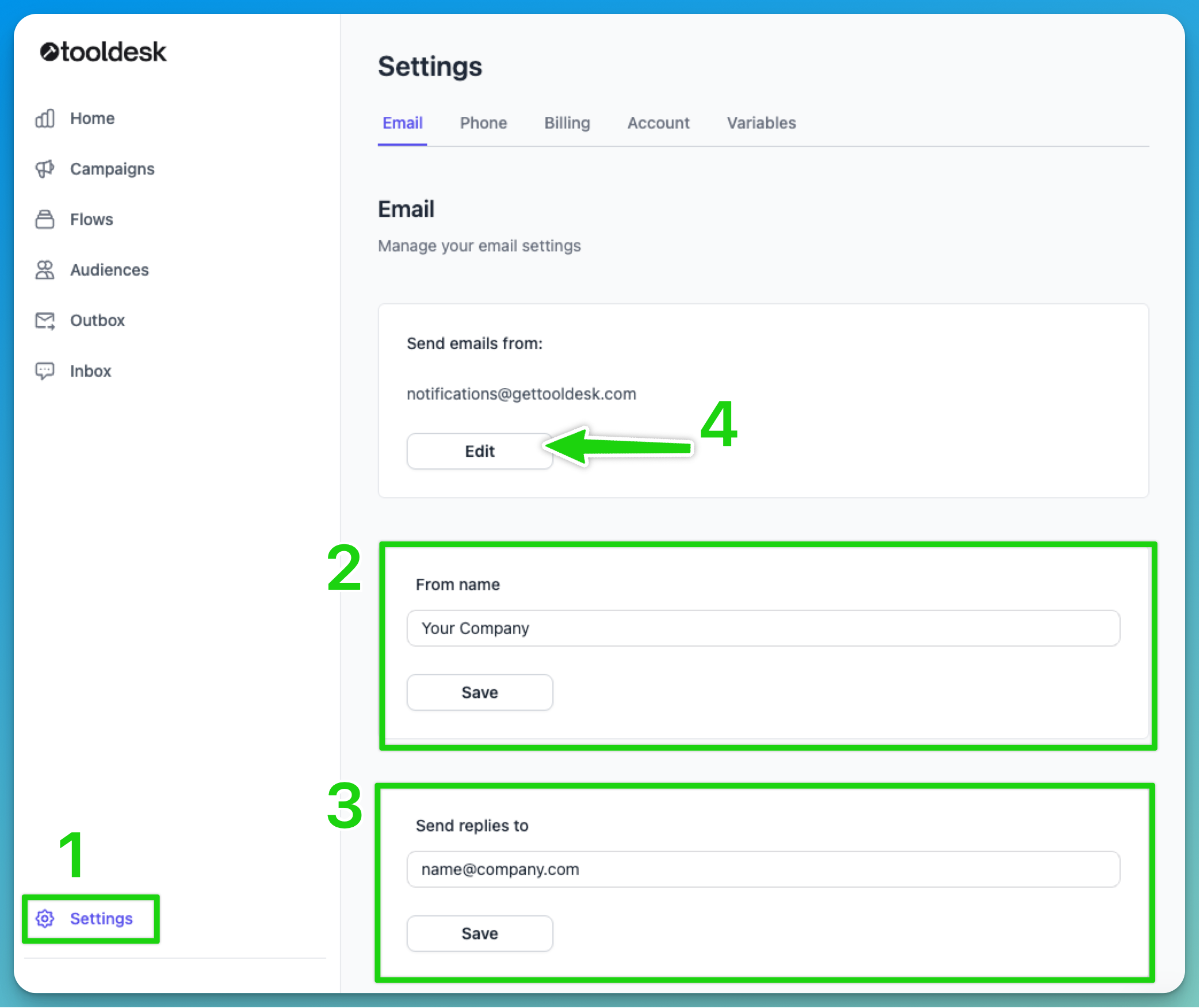 DNS Setup for Custom Sending Email screenshot 1