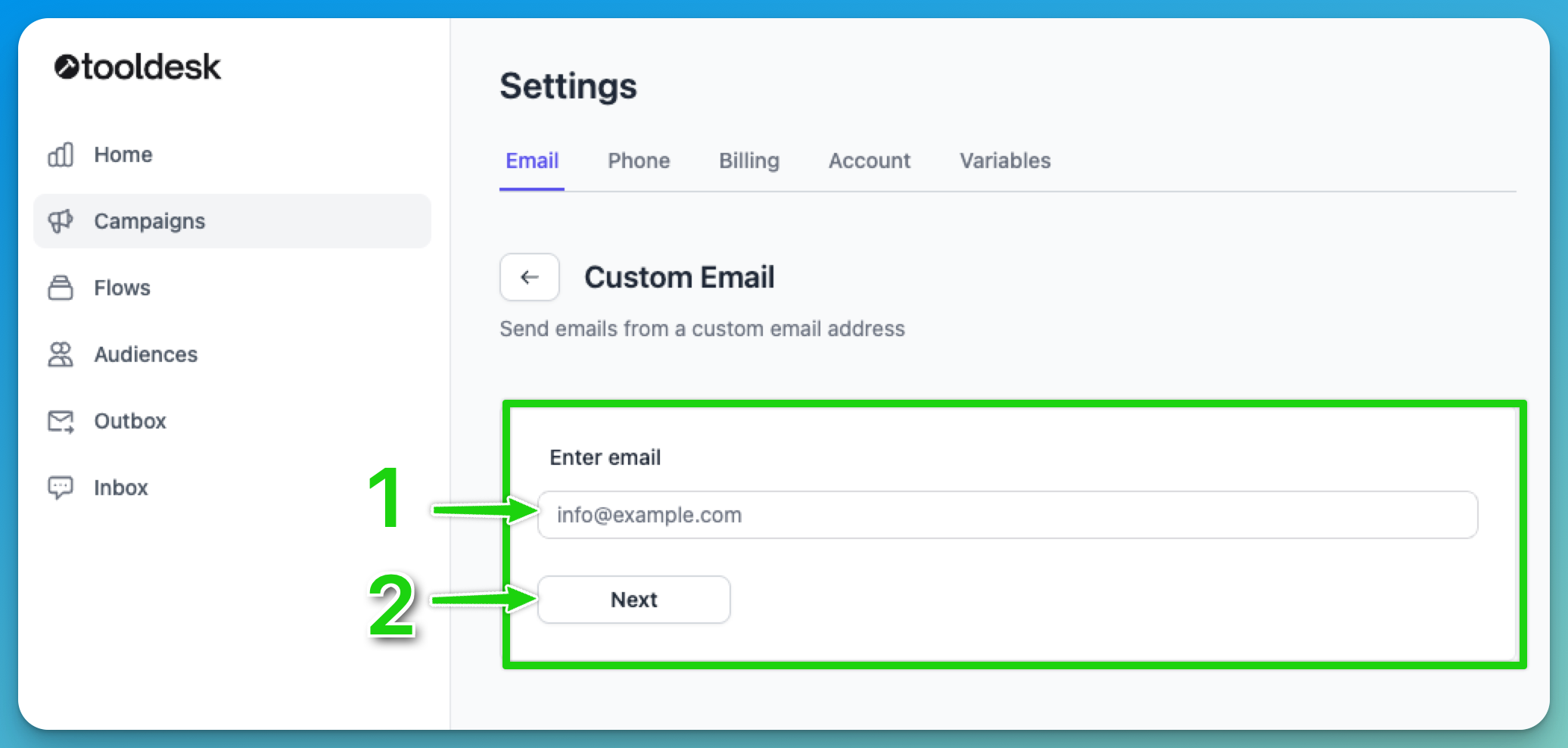 DNS Setup for Custom Sending Email screenshot 2